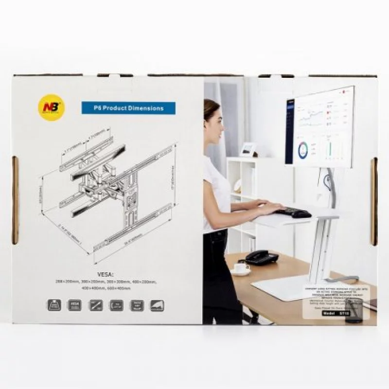 Soporte Tv Nb Nb Brazo 45-75 Pulga