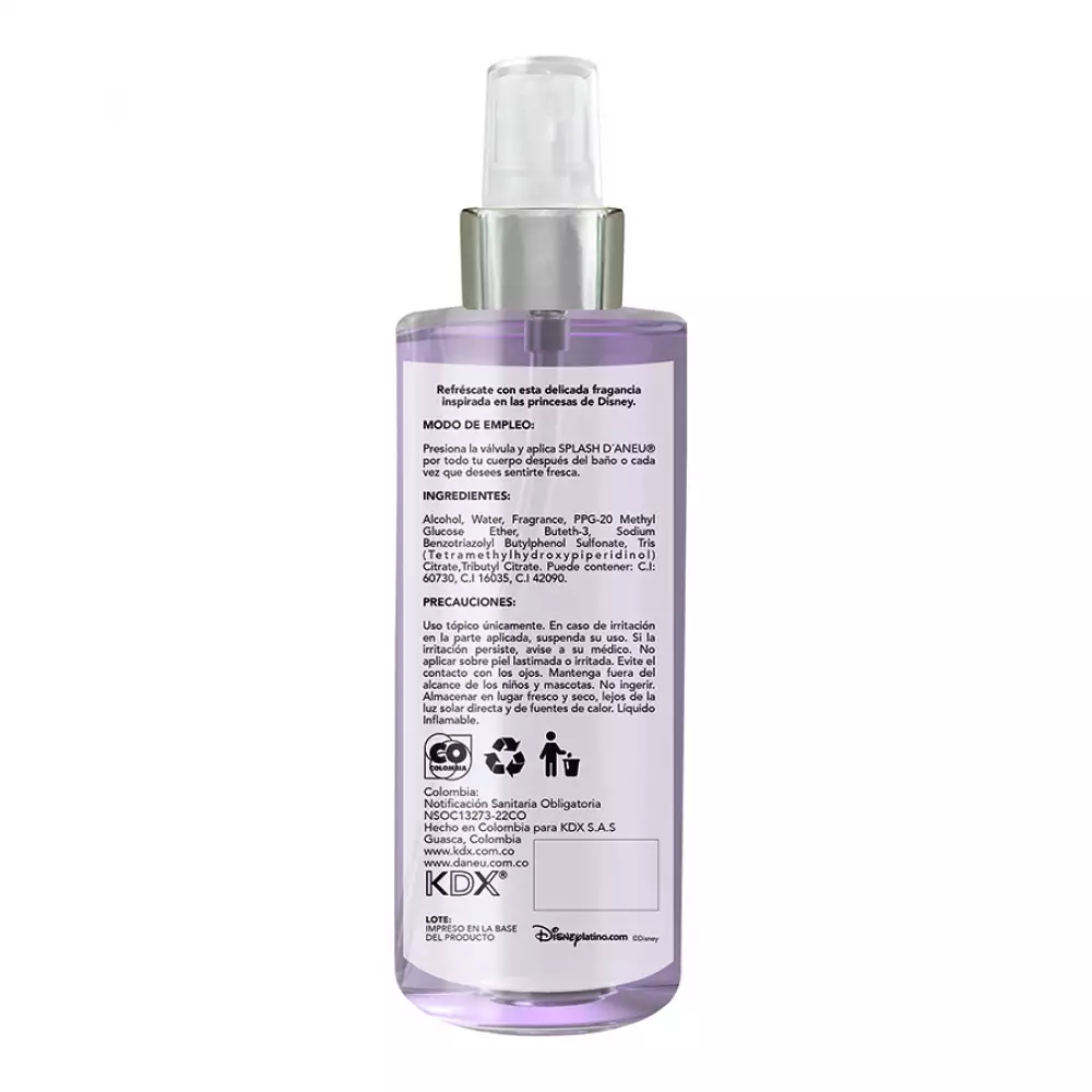 Splash Blanca nieves Daneu 200 Ml 88Pt30327