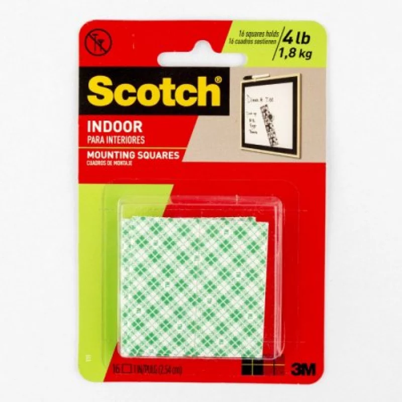 Sujeta Cuadro 3M 111S-Sq-16 7100090461 Adhesivo Doble Faz Scotch X