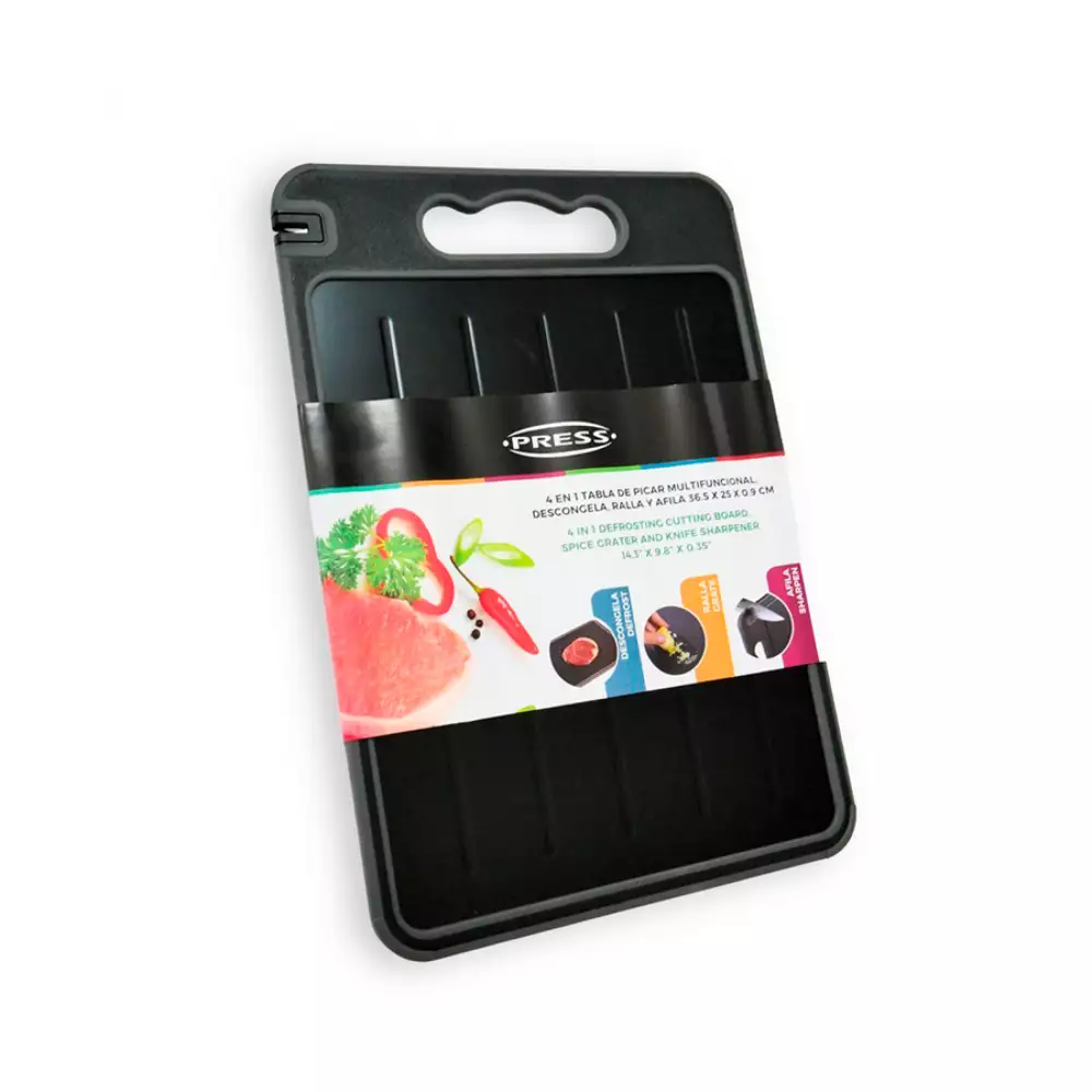 Tabla Para Picar Press Multifuncional 25X36Xcm Polipropileno 10