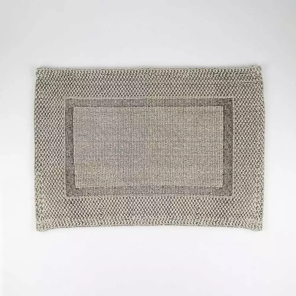 Tapete Bano Expressions 45X65Cm Verde Algodon