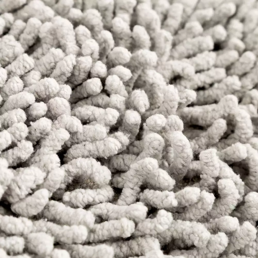 Tapete Bano Expressions Border Elite 45X65Cm Gris Algodon