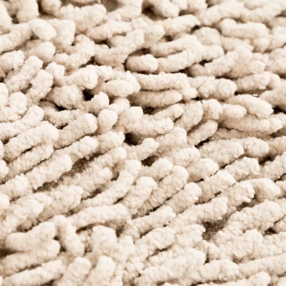 Tapete Bano Expressions Border Elite 45X65Cm Taupe Algodon