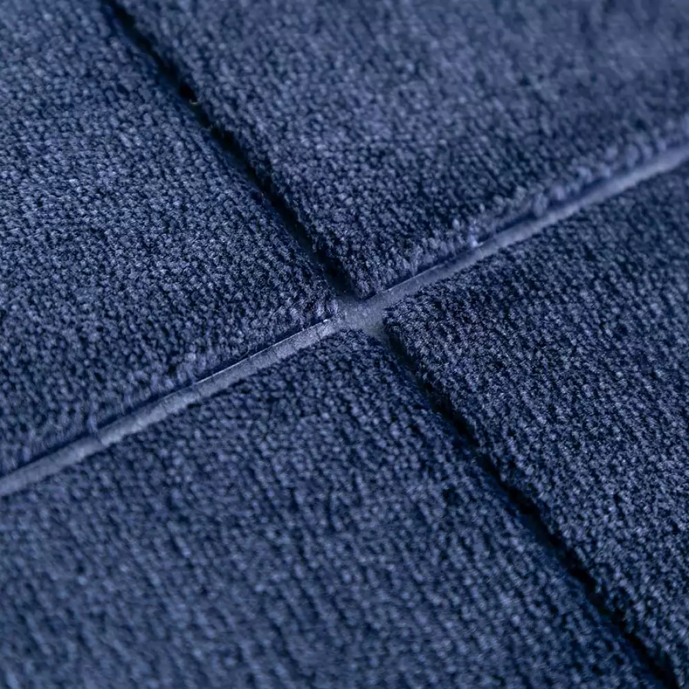 Tapete De Bano Expressions Memory 60X40Cm Azul Oscuro Poliester M