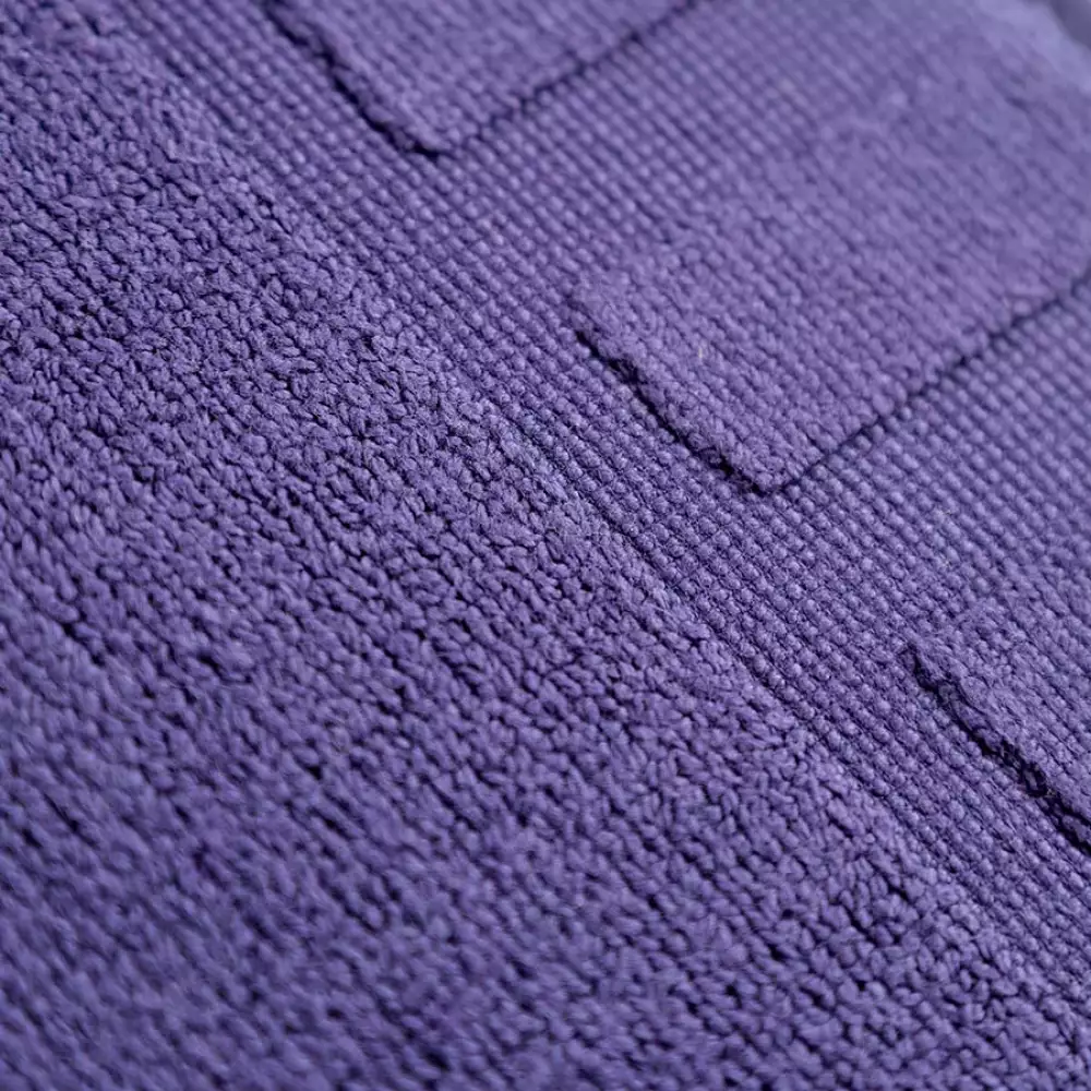 Tapete De Bano Expressions Memory 65X45Cm Azul Oscuro Algodon Md1