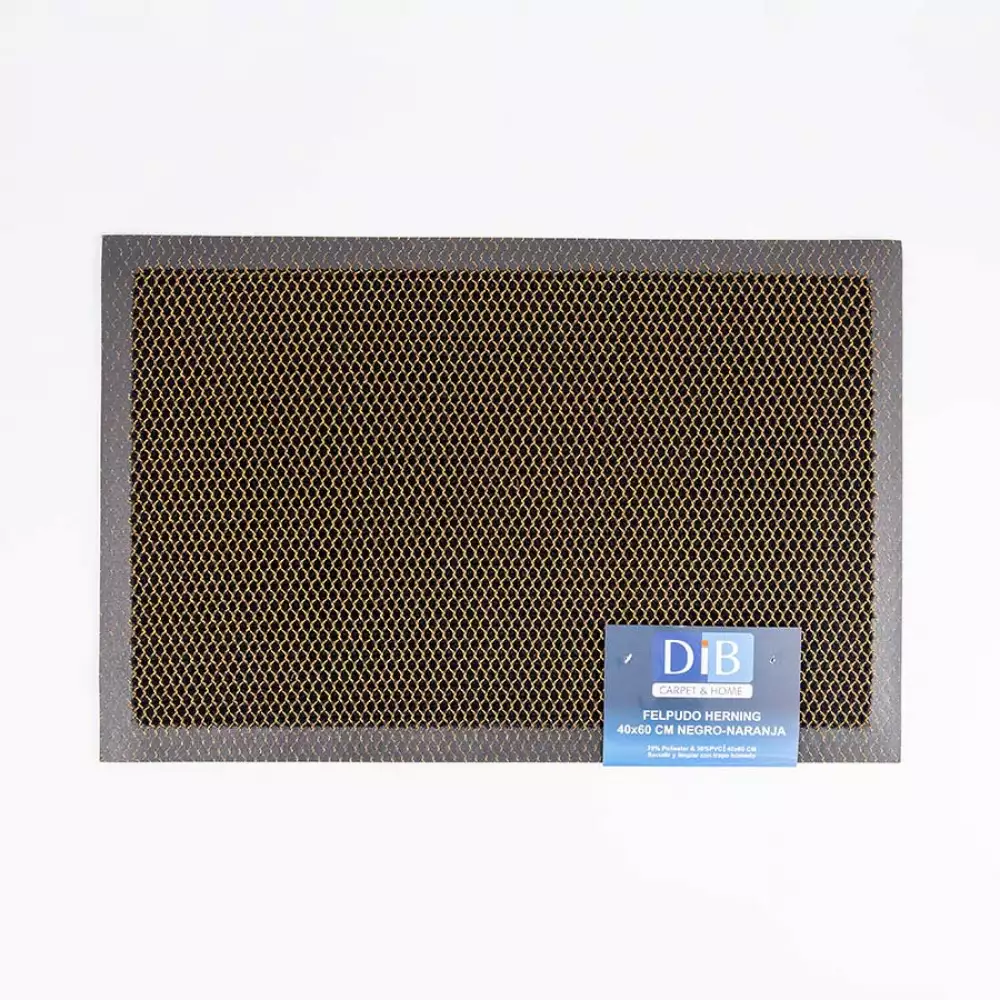 Tapete Dib Entrada Herning 60X40Cm Cafe 53% Pvc 47% Polipropile