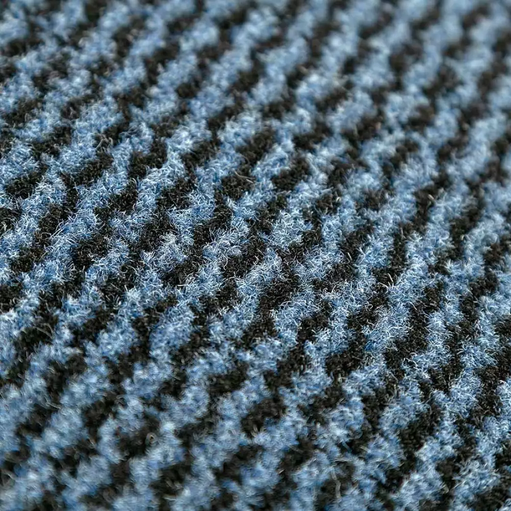 Tapete Dib Entrada Odense 75X45Cm Azul 70% Nylon 30% Pvc Fod04