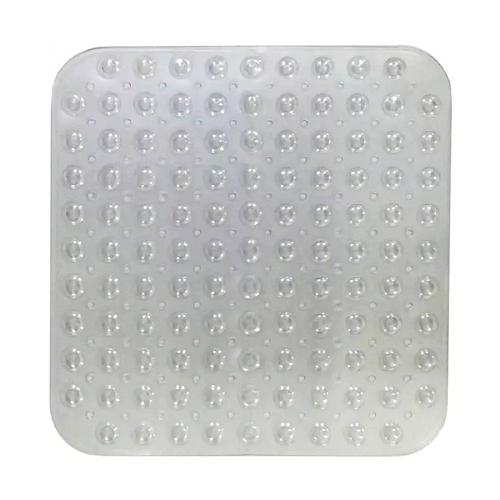 Tapete Expressions Antideslizante 3D Cu 53X53Cm Transparente Pvc