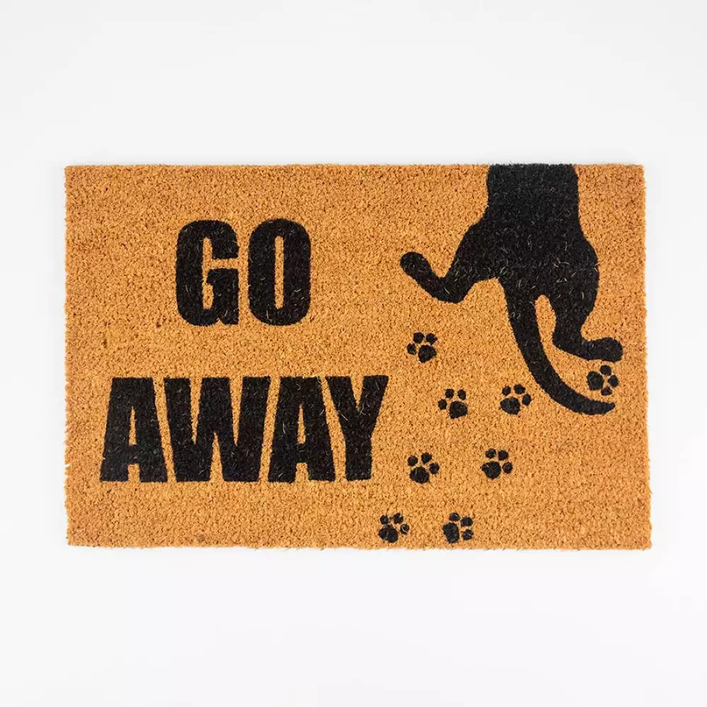 Tapete Expressions Antideslizante Gato 60X40Cm Cafe Coco Fw An