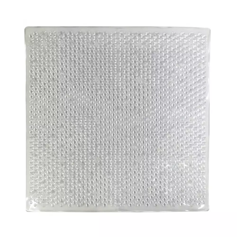 Tapete Expressions Antideslizante Impre 54X54Cm Transparente Pvc