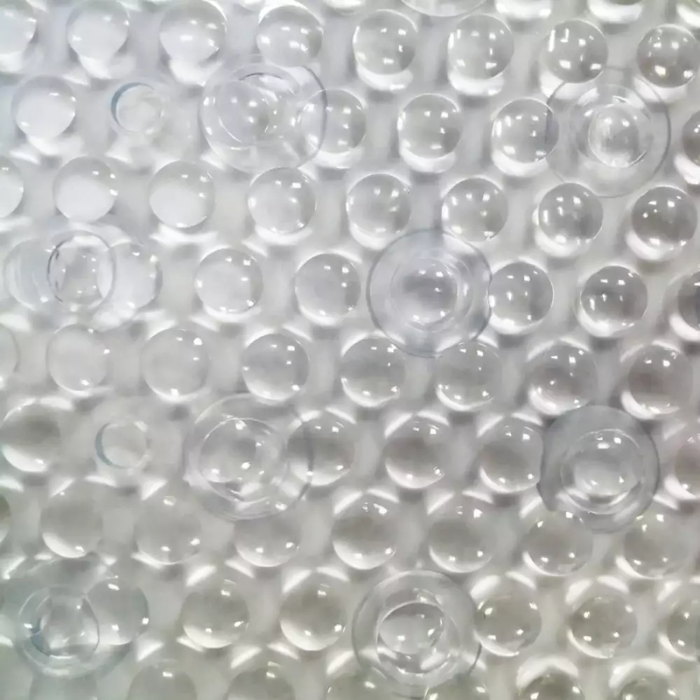 Tapete Expressions Antideslizante Impre 54X54Cm Transparente Pvc