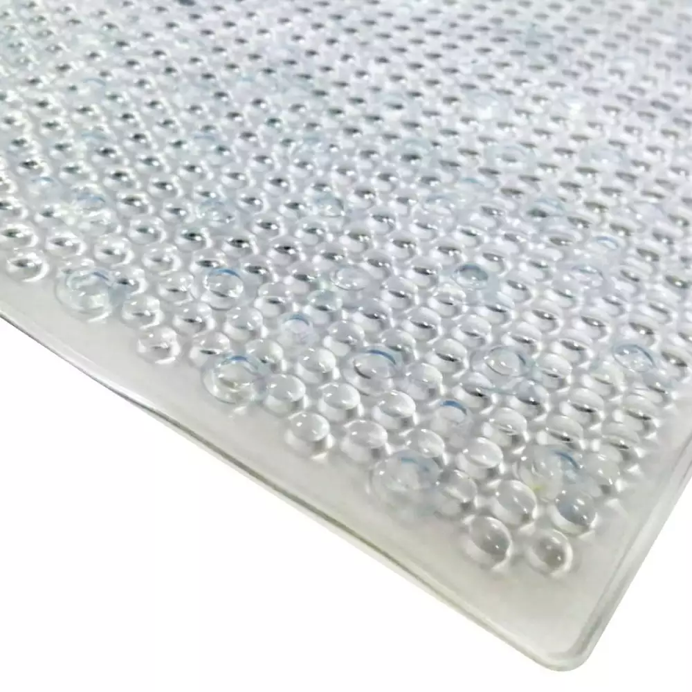 Tapete Expressions Antideslizante Impre 54X54Cm Transparente Pvc