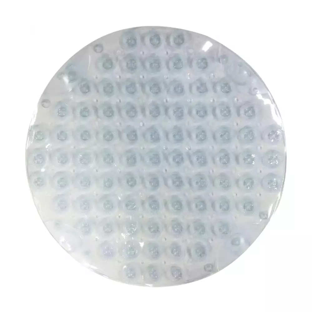 Tapete Expressions Antideslizante Massa 53X53Cm Transparente Pvc