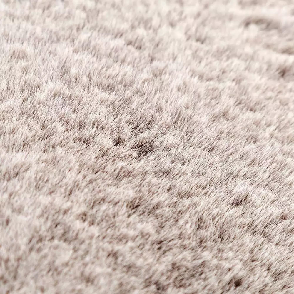 Tapete Expressions Fur 80X50Cm Gris Claro Poliester Ar1Fur003