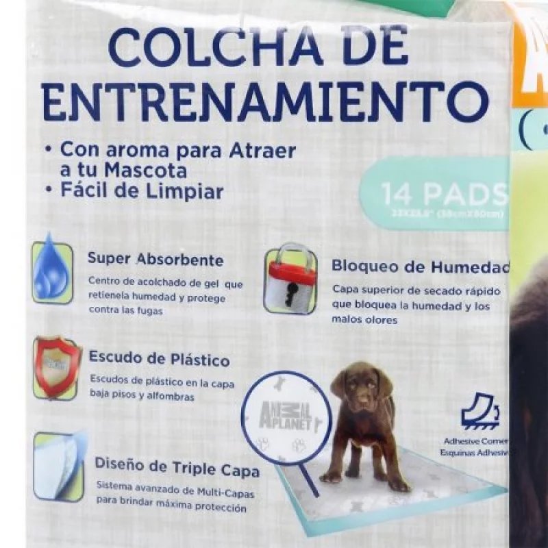 Tapete Perro Animal Planet Apd785001 14 Und 60X58 Cm Entrenamiento