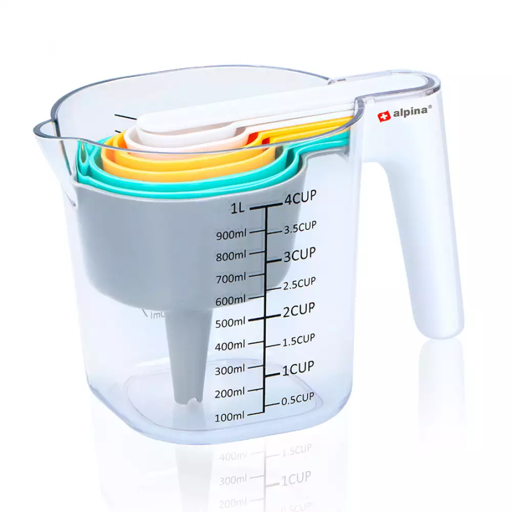 Taza medidora alpina 425 gr 18.8x11x13.8 cm 871125224934