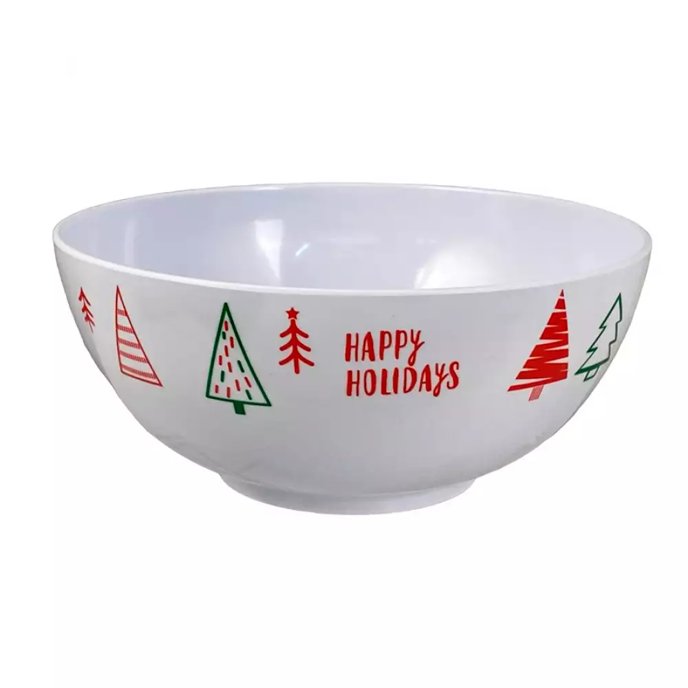 Tazon Nav Happy Holidays 25.5X25.5X10Cm Santini