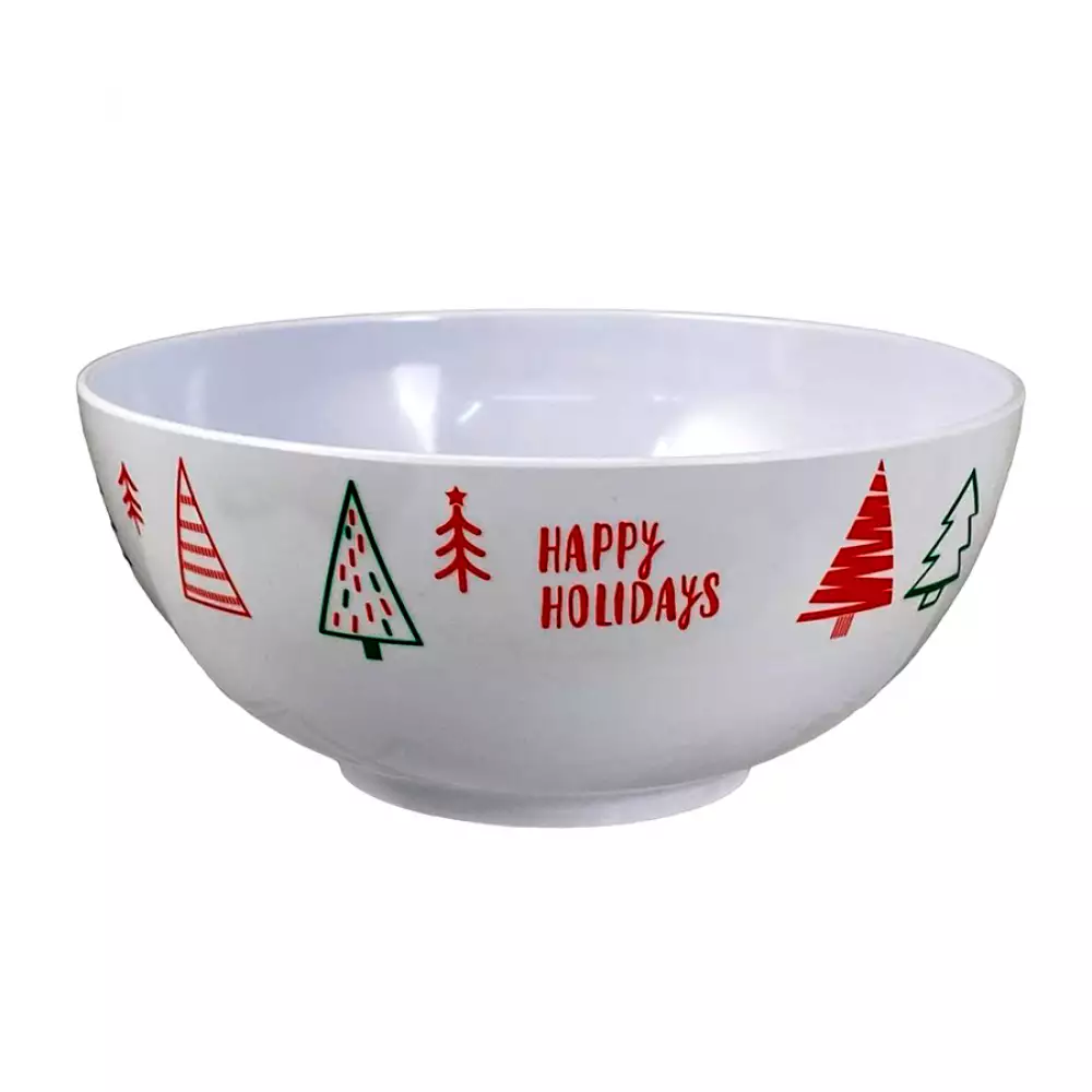 Tazon Nav Happy Holidays 25.5X25.5X10Cm Santini