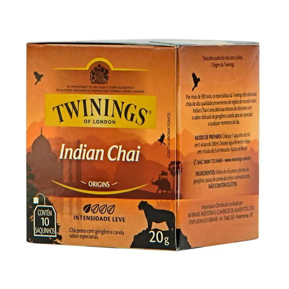 Te Twinings Indian Chai 20 Gr 10 Ud Canela 8295