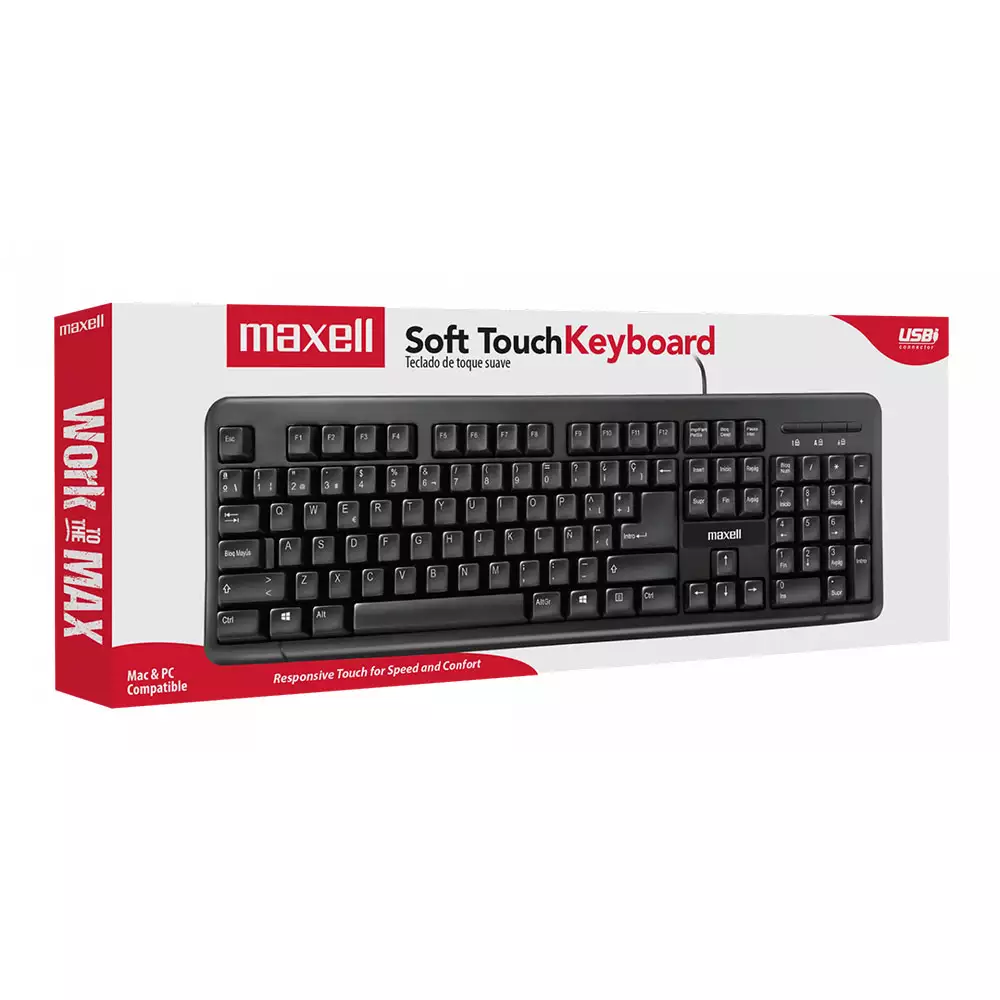 Teclado Maxell Alambrico Basico 347215