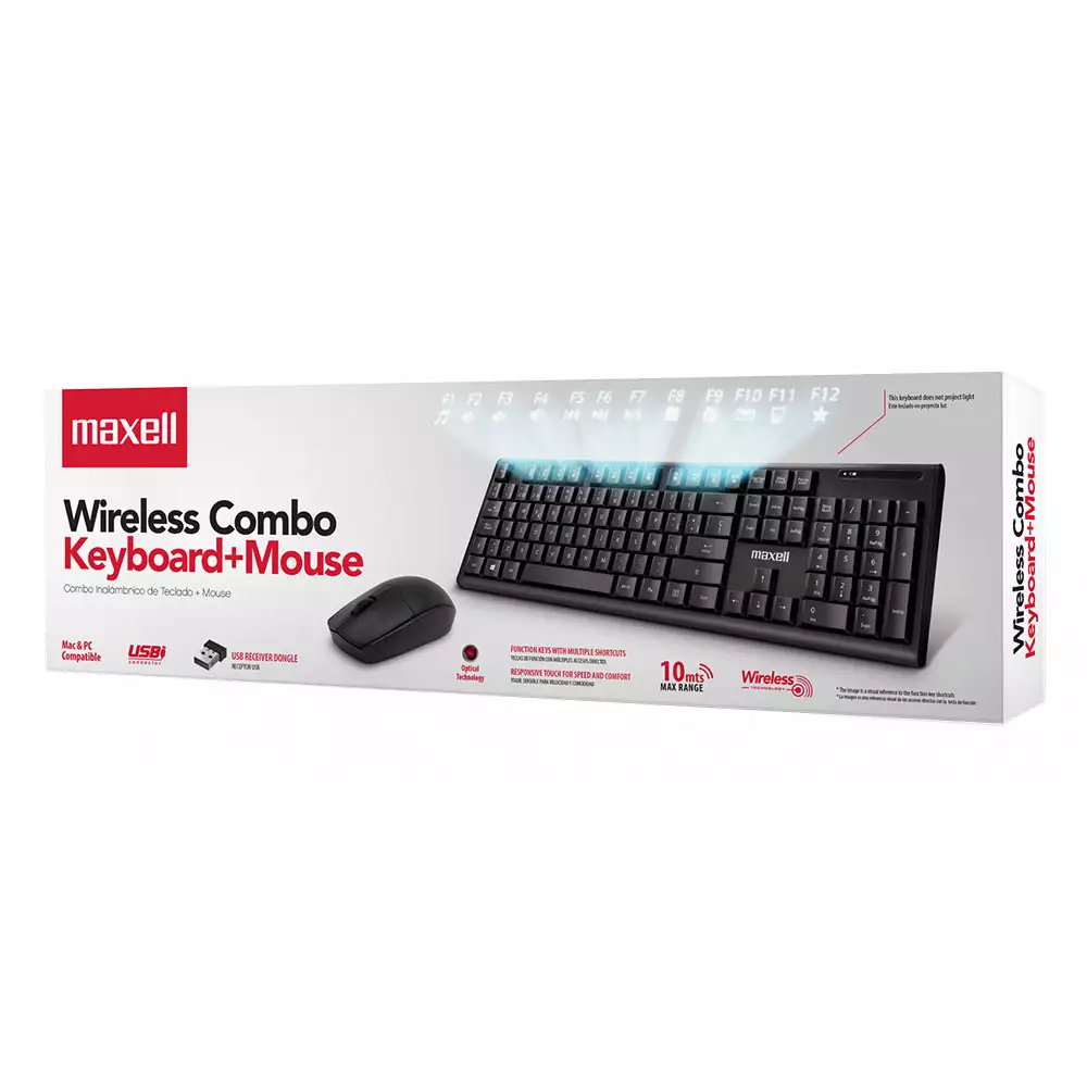 Teclado Maxell Inalambrico + Mouse 347593