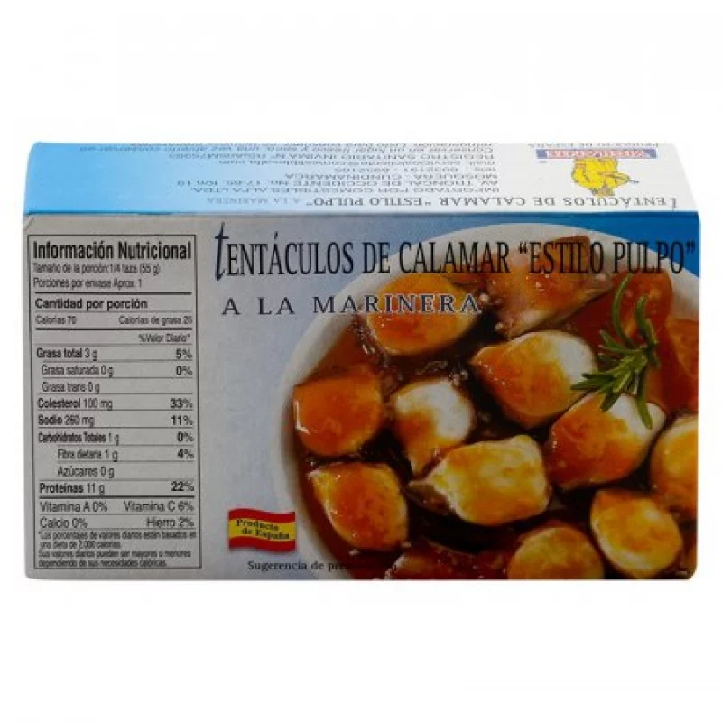 Tentaculos Calamar Vigilante 115 Gr 020340209