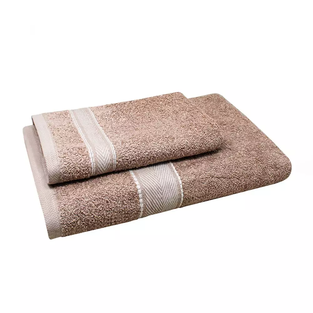 Toalla Cannon Set Beny 70X140Cm Beige 500 Gr 2 Ud Algodon Setx2Ma