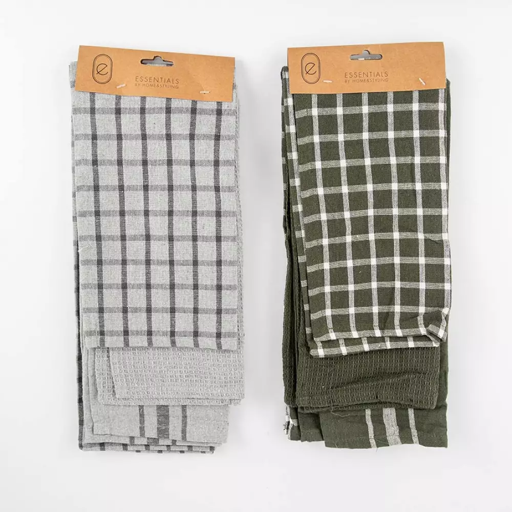 Toalla Cocina Essence 2X41Cm Surtido Algodon