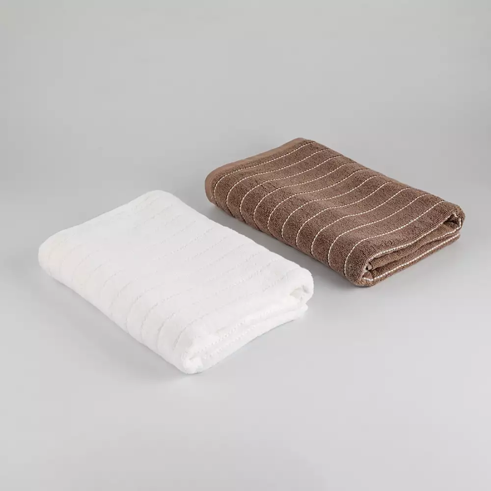 Toalla Expressions Set 2 Ud Magestic 70X140Cm Marron 600 Gr