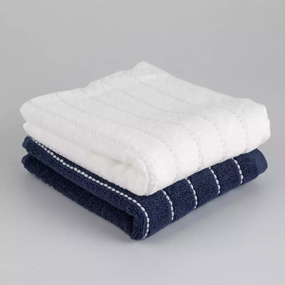 Toalla Expressions Set Magestic 40X70Cm Azul Oscuro 600 Gr 2 Ud 1