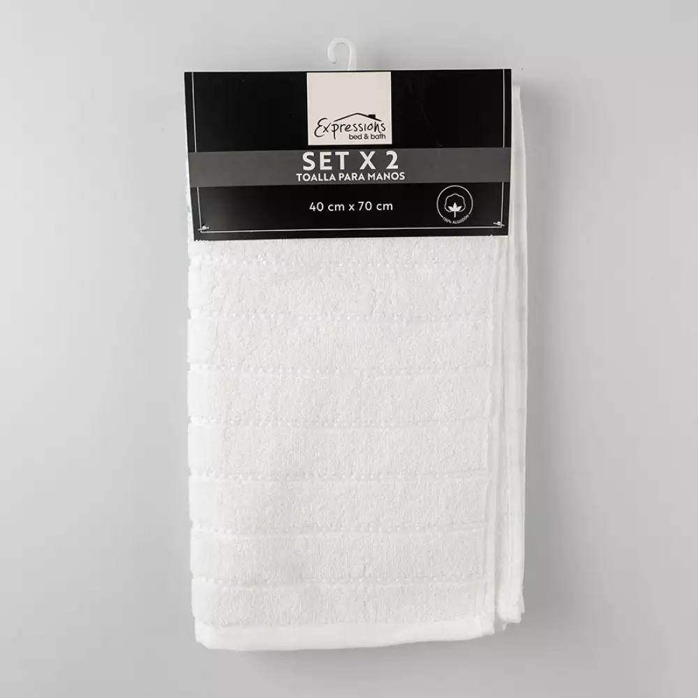 Toalla Expressions Set Magestic 40X70Cm Menta 600 Gr 2 Ud 100% Al