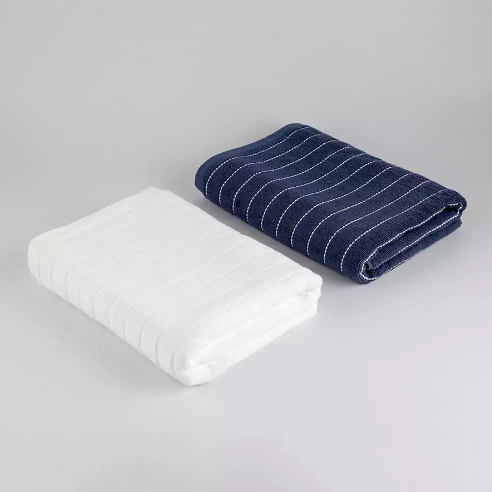 Toalla Expressions Set Magestic 70X140Cm Azul Oscuro 600 Gr 2 Ud