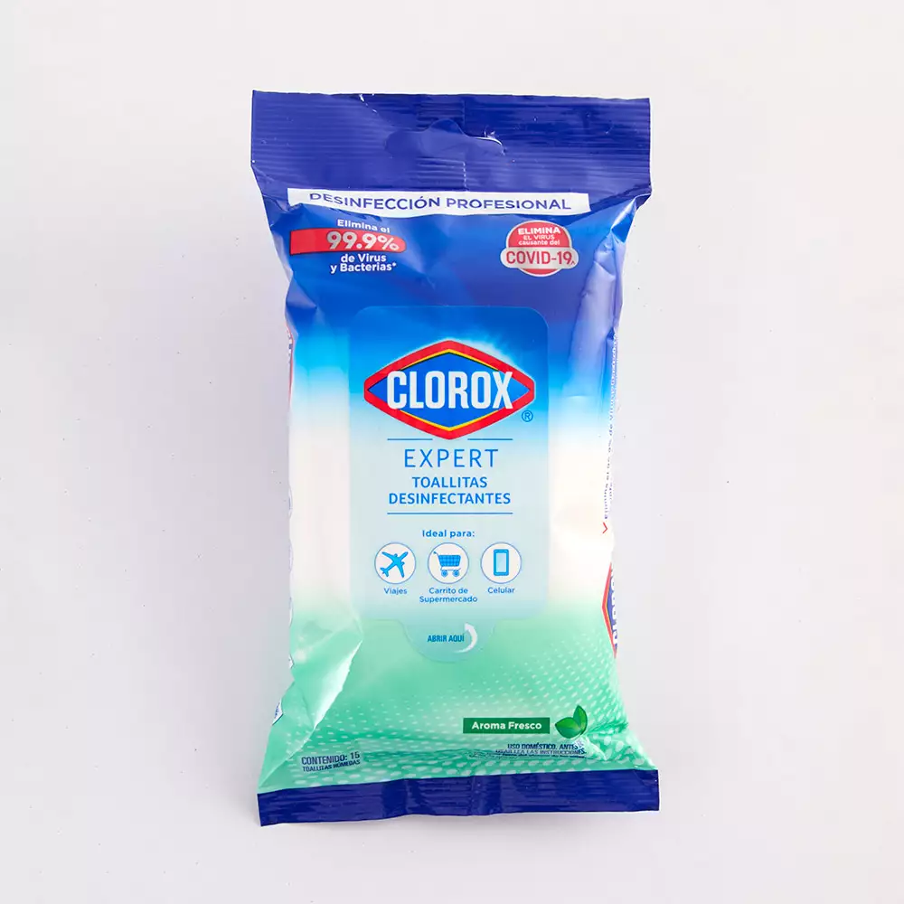 Toallas Clorox Desinfectantes 15 Ud 502032