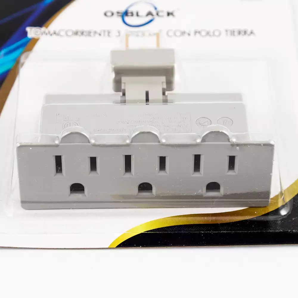 Toma Corriente Osblack Polo A Tierra U681 Equalizable
