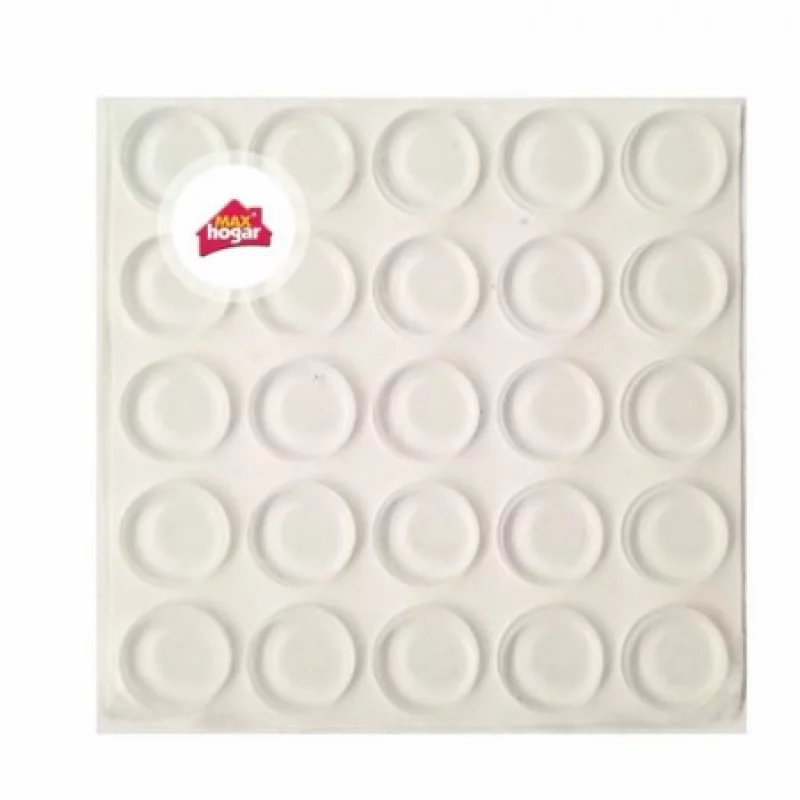 Tope Max Hogar 218470003 Antideslizante Transparente 3Mm X25 Unida