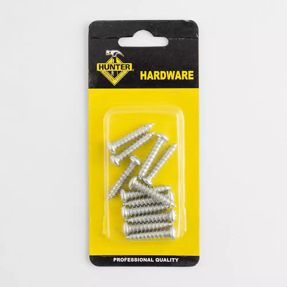 Tornillo Hunter F-1642 Sheet Metal 5X25 12 Piezas