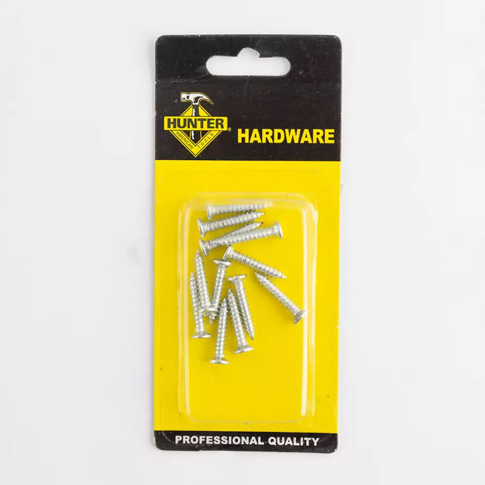 Tornillo Hunter F-1646 Para Madera 3.5X20 12 Piezas