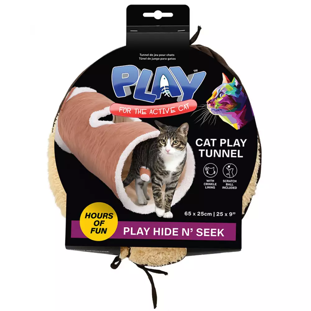 Tunel gato cat play pa2606 65cm surtido
