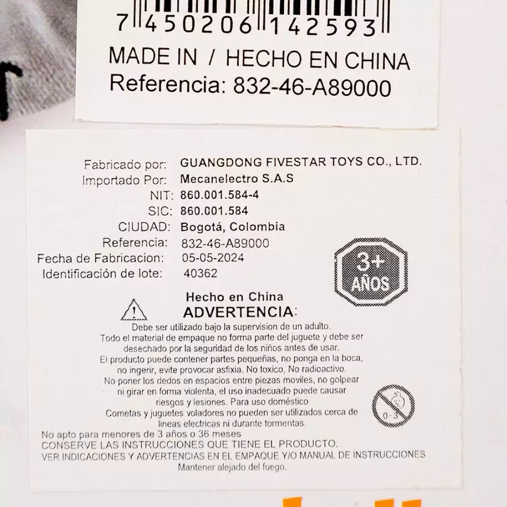 Unicornio Maypa Proyector Luz Y Soni 25X13Cm Rosado Plastico