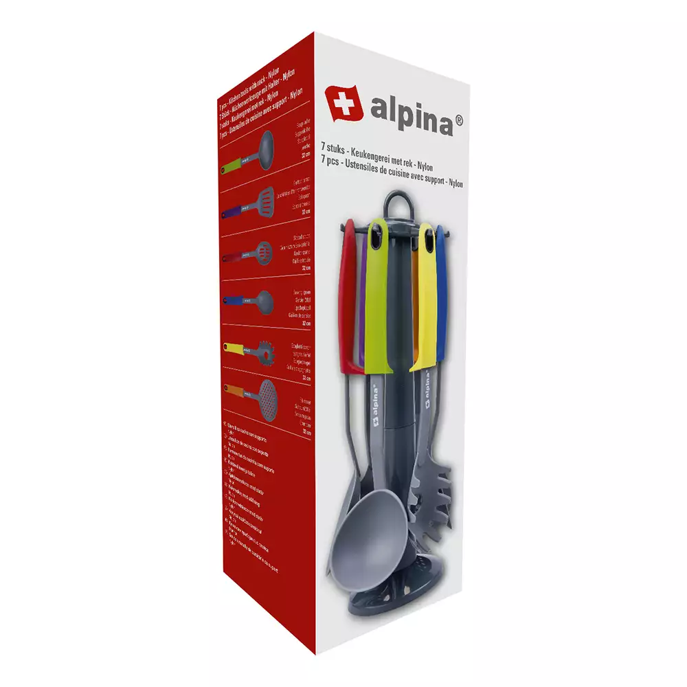 Utensilios Alpina 385Mm Multicolor 7 Ud Nylon 871125222709