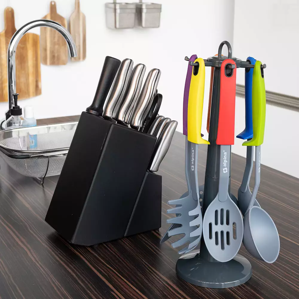 Utensilios Alpina 385Mm Multicolor 7 Ud Nylon 871125222709