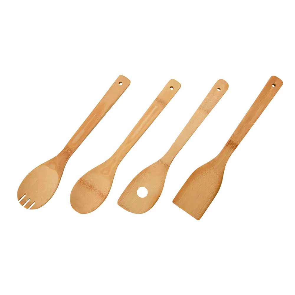 Utensilios Excellhouse 30Cm Natural 4 Pz Bambu 170492030