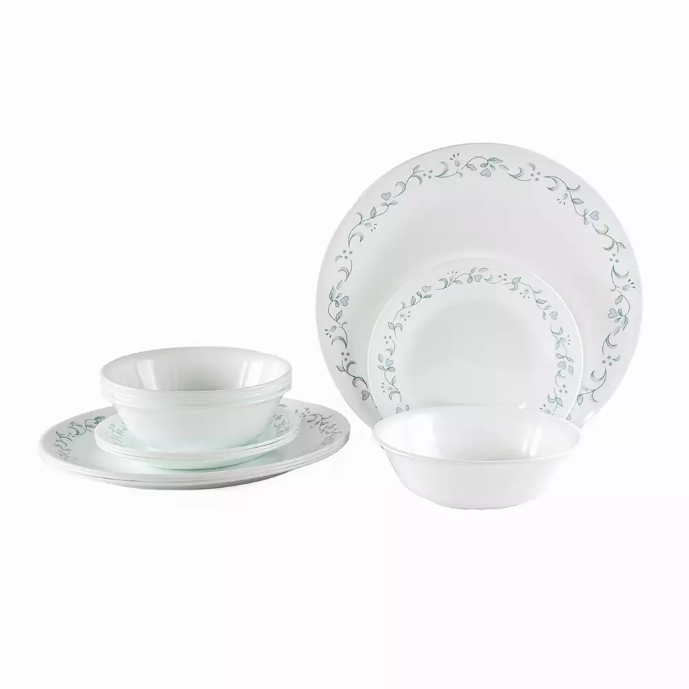 Vajilla Corelle Country Cottage 4 Pz Vidrio Opal 119516