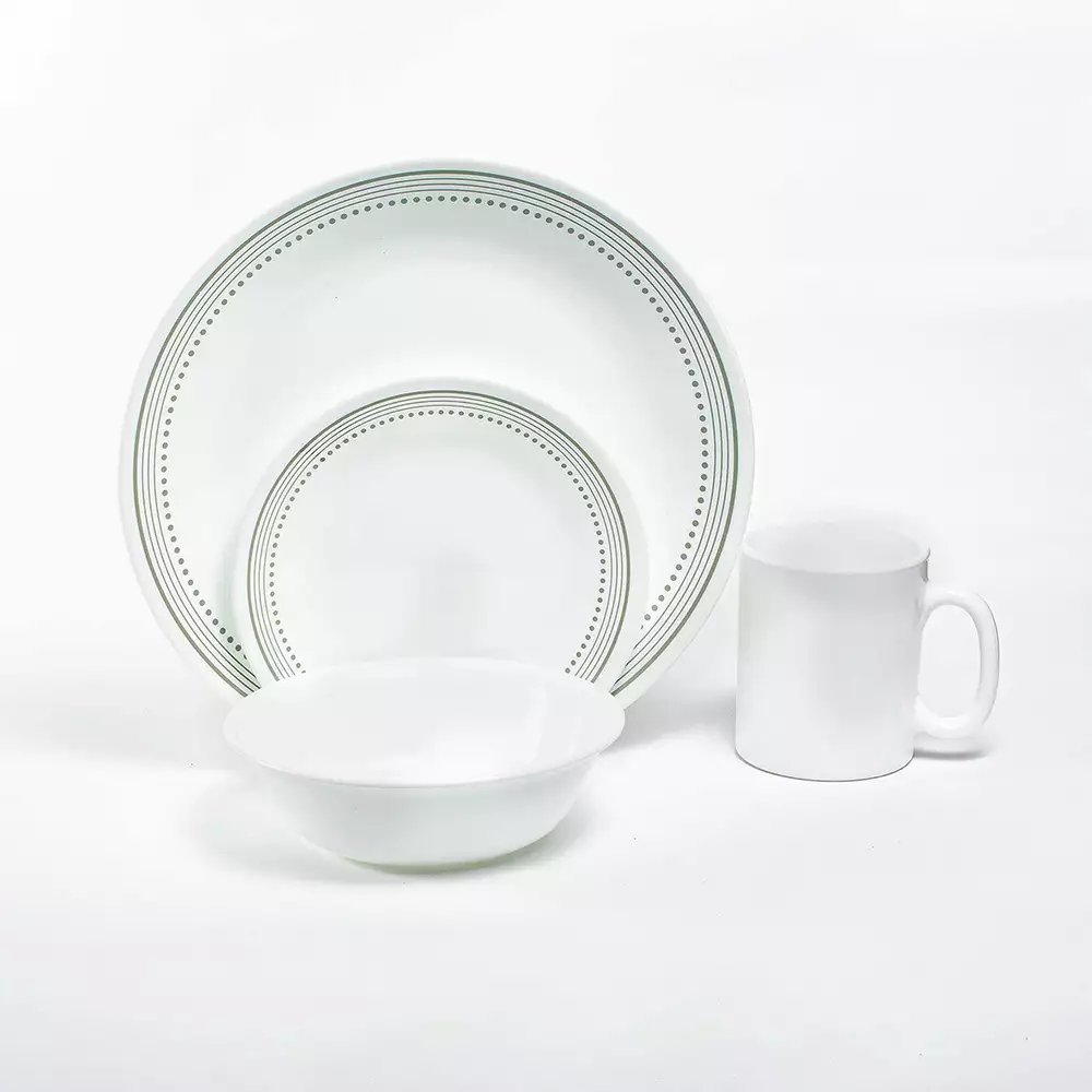 Vajilla Corelle Mystic Gray 4 Pz Vidrio Opal 119517