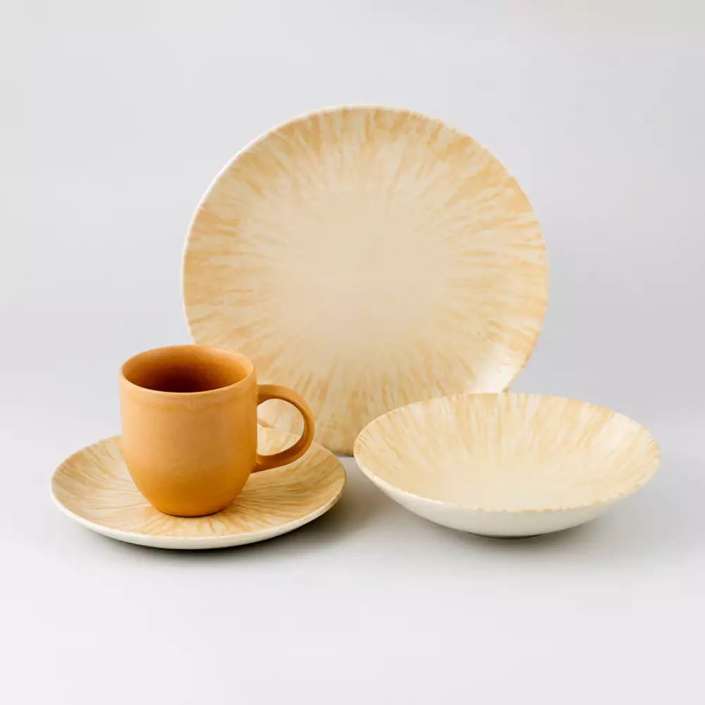 Vajilla Corona Nyssa Multicolor 16 Pz Ceramica Vl193J040116