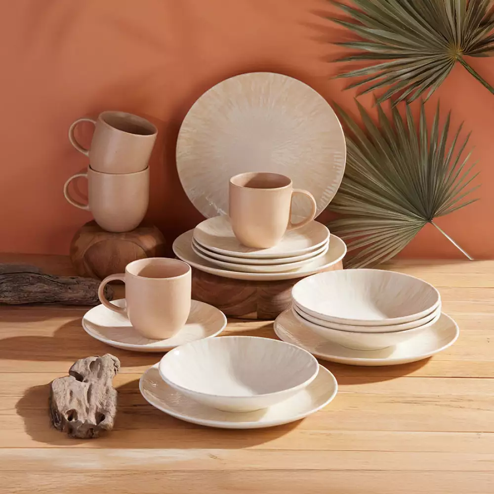 Vajilla Corona Nyssa Multicolor 16 Pz Ceramica Vl193J040116