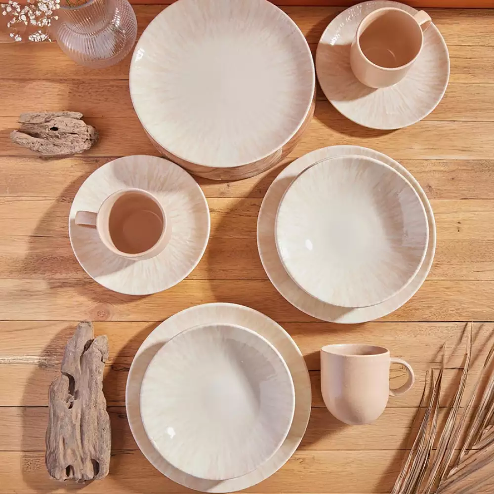 Vajilla Corona Nyssa Multicolor 16 Pz Ceramica Vl193J040116