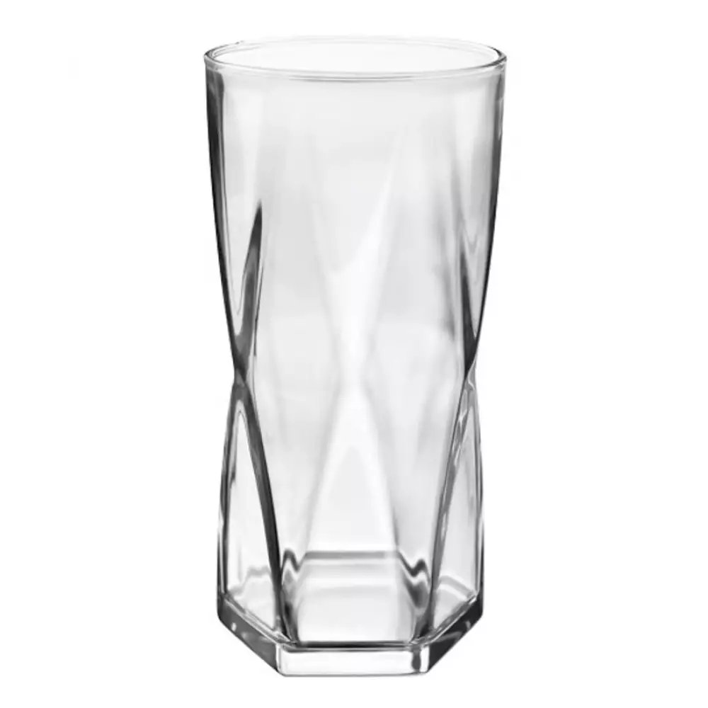 Vaso Crisa 1710860 Rombus 15X7X7.46Cm 465 Ml Tran