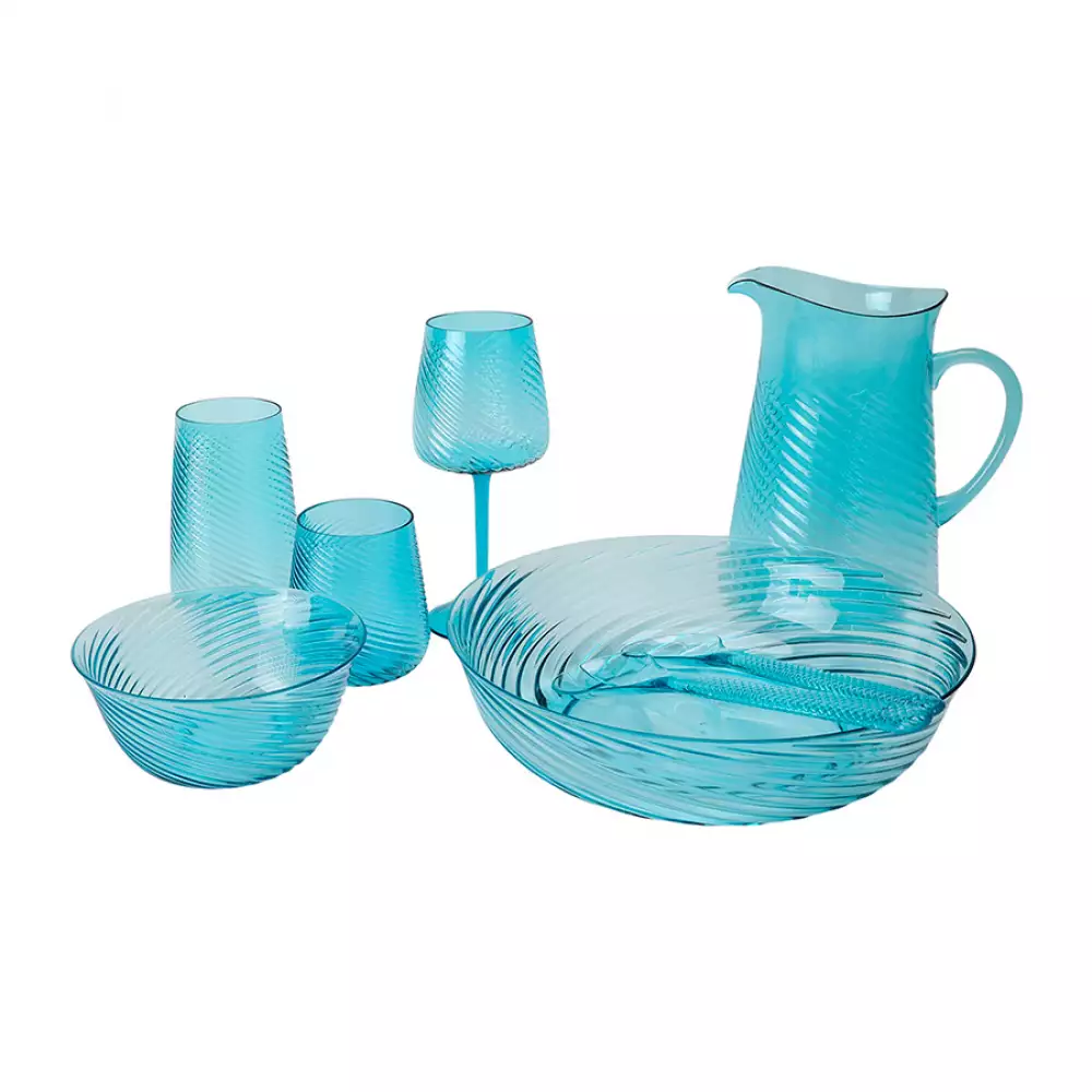 Vaso Expressions Azul 22 Oz Acrilico Bbs338