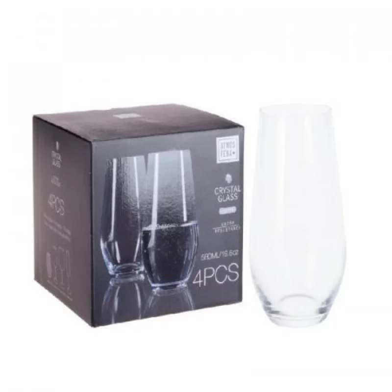 Vasos Atmosfera Setx4 580ml en Cristal